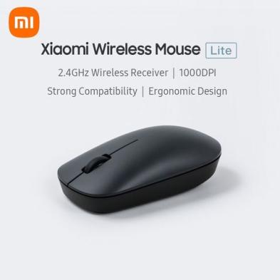 Ratón Xiaomi Mouse Lite | RF Inalámbrico | 1000 DPI | Negro