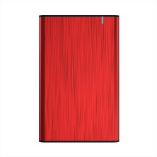 AISENS CAJA EXTERNA 2,5" 9.5MM SATA A USB 3.0/USB3.1 GEN1, ROJO