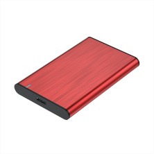 AISENS Caja Externa 2,5" ASE-2525RED 9.5mm SATA a USB 3.0 USB3.1 Gen1, Rojo