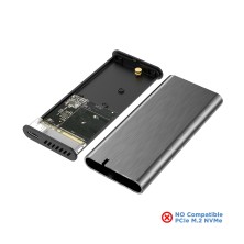 AISENS Caja Externa M.2 (NGFF) ASM2-007GRY SATA A USB3.1 Gen1, Gris