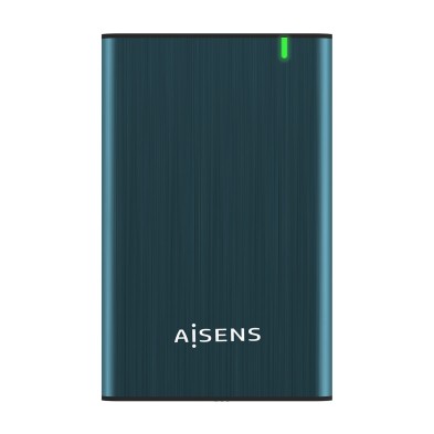 Caja Externa AISENS ASE-2525PB | 2.5" | 9.5 mm | SATA A USB 3.0/USB 3.1 Gen1 | Azul Pacifico