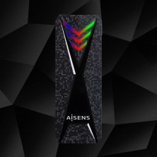 AISENS Caja Externa M.2 (NGFF) RGB Gaming ASM2-RGB013B NVMe a USB3.2 Gen2, Negra