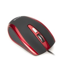 NGS Red tick ratón mano derecha USB tipo A Óptico 800 DPI