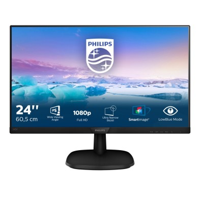 Monitor Philips V Line 243V7QDAB/00 | 23.8 | LCD | Full HD| HDMI | Negro