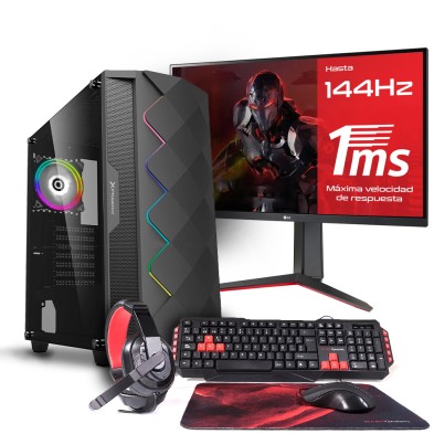 ALPES PACK PC Gaming RYZEN 5 5600X RTX 3050 + Monitor 24