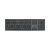 Teclado Natec Dolphin Slim Wireless | Bluetooth | QWERTY | Negro, Gris