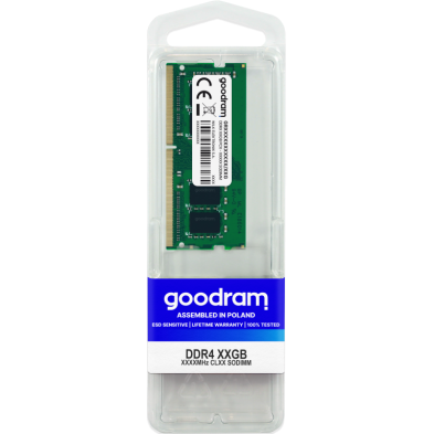 Memoria RAM Goodram GR2666S464L19S/8G | 8 GB DDR3 | SO-DIMM | 2666 MHz