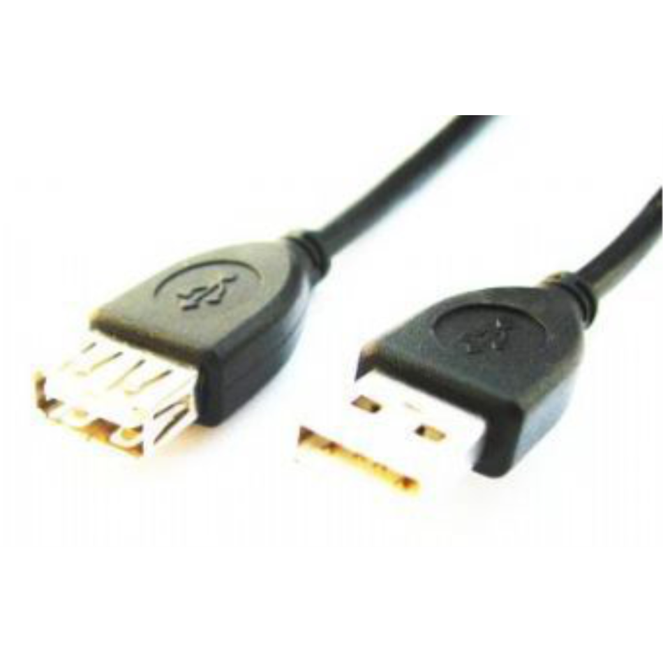 Cable de 1,8m de Extensión Alargador USB 2.0 - USB-A - Macho a Hembra -  Cable de Extensión USB - USB (M) a USB (H) - USB 2.0 - Negro