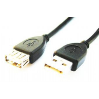 CABLE USB 2.0 | GEMBIRD | DISPOSITIVOS | USB A - USB A | NEGRO | 1.8M