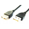 CABLE USB 2.0 | GEMBIRD | DISPOSITIVOS | USB A - USB A | NEGRO | 1.8M