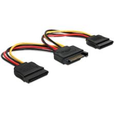 CABLE 15 PIN SATA A 2 X SATA DELOCK 60105