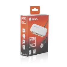 NGS NGS-HUB-0032 hub de interfaz USB 2.0 480 Mbit/s Blanco