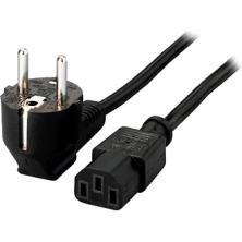 Equip 112120 cable de transmisión Negro 1,8 m C13 acoplador CEE7/4