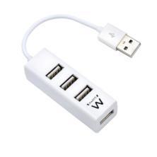 ADAPTADOR USB | EWENT | HUB DE INTERFAZ USB 2.0 | USB A - USB A | BLANCO