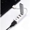 ADAPTADOR USB | EWENT | HUB DE INTERFAZ USB 2.0 | USB A - USB A | BLANCO