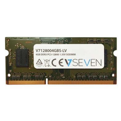 Memoria RAM V7 V7128004GBS-LV | 4GB DDR3 | SODIMM | 1600MHZ