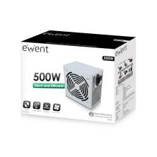 Ewent EW3909 unidad de fuente de alimentación 500 W 20+4 pin ATX ATX Gris