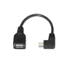 AISENS A101-0034 cable USB 0,15 m USB 2.0 Mini-USB B USB A Negro