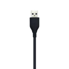 AISENS Hub USB 2.0, Tipo A/M - 4 x Tipo A/H, Negro, 30 cm
