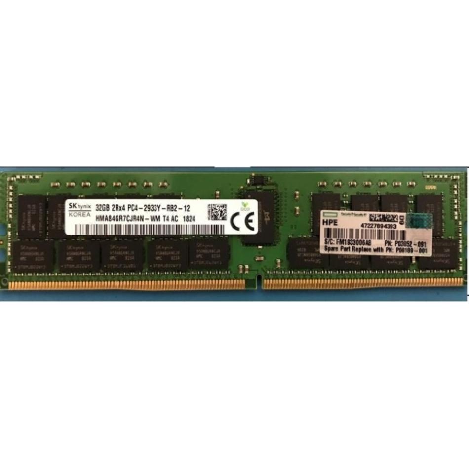 Memoria hpe ddr4 2933mhz 32gb P00924-B21