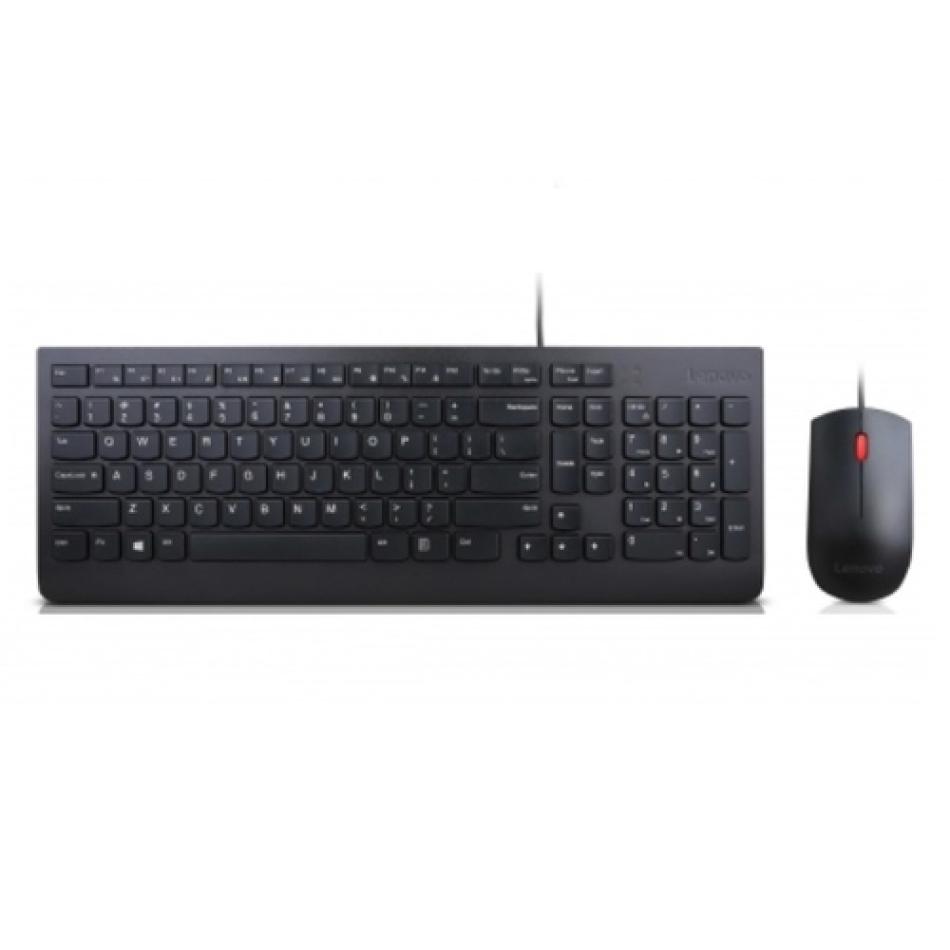 Lenovo 4X30L79915 teclado Ratón incluido USB QWERTY Español Negro