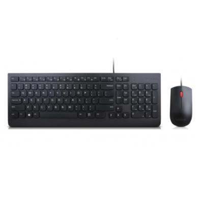 Teclado y Ratón Lenovo 4X30L79915 | USB | QWERTY | Español | Negro