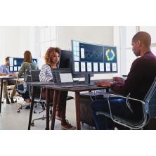 HP EliteDisplay E243d 60,5 cm (23.8") 1920 x 1080 Pixeles Full HD LED Gris, Plata