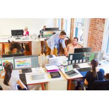 HP EliteDisplay E243d 60,5 cm (23.8") 1920 x 1080 Pixeles Full HD LED Gris, Plata