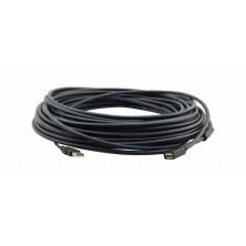 Cable kramer electronics usb 2.0 tipo-a macho a hembra 10.7m negro 96-0211035