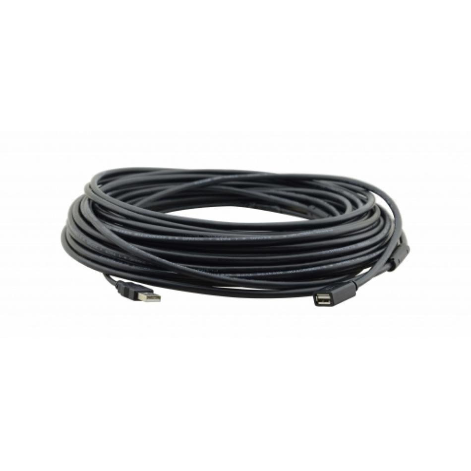 Cable kramer electronics usb 2.0 tipo-a macho a hembra 10.7m negro 96-0211035