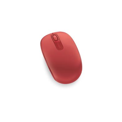Ratón Microsoft Wireless Mobile Mouse 1850 | Ambidextro | RF Inalámbrico | Rojo