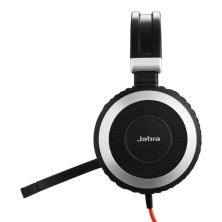 Jabra Evolve 80 MS Stereo Auriculares Alámbrico Diadema Oficina/Centro de llamadas Negro