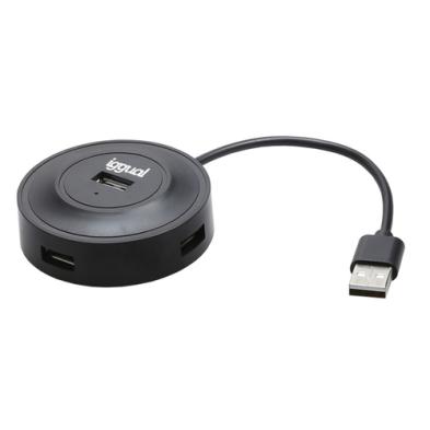 ADAPTADOR USB | IGGUAL | DISPOSITIVOS | USB 2.0 | 480 MBIT/S | NEGRO