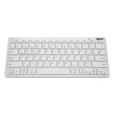 Teclado iggual TKL-BK | Bluetooth | QWERTY | Español | Plata