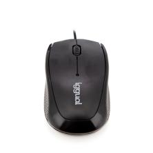 RATÓN IGGUAL IGG316849 | ÓPTICO | 800 DPI | AMBIDEXTRO | ALÁMBRICO | USB | NEGRO