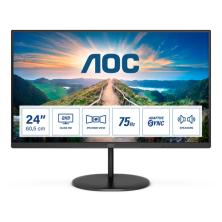 AOC V4 Q24V4EA LED display 60,5 cm (23.8") 2560 x 1440 Pixeles 2K Ultra HD Negro
