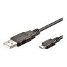 CABLE USB 2.0 | EWENT | DISPOSITIVOS | MICRO USB A - USB A | NEGRO | 1M