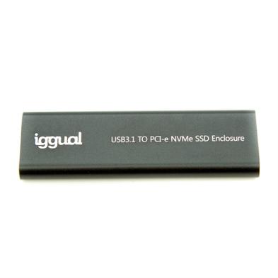 CAJA EXTERNA IGGUAL | 2 TB | USB-C 3.1 | SSD M.2 NVMe y SATA