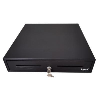 Cajón Portamonedas Iron 70 iggual | Automático y Manual | RJ-11 | Negro