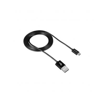 CABLE USB 2.0 | CANYON | DISPOSITIVOS | USB A - MICRO USB A | NEGRO | 1M