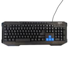 iggual IGG317495 teclado USB QWERTY Negro, Azul