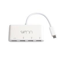 Sveon SCT502 hub de interfaz USB 3.2 Gen 1 (3.1 Gen 1) Type-C 5000 Mbit/s Blanco
