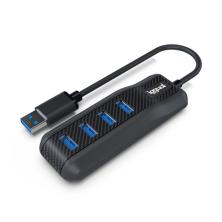 iggual Hub tipo A x 4 puertos USB 3.1 Carbon