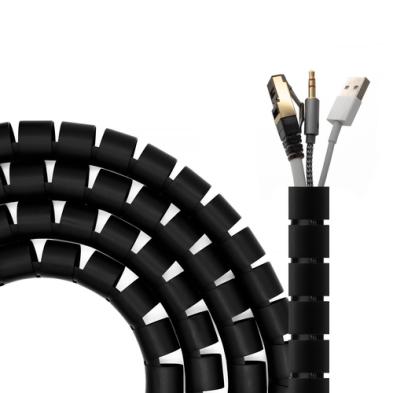 Organizador De Cable AISENS | Espiral | 25mm | 2.0m | Negro