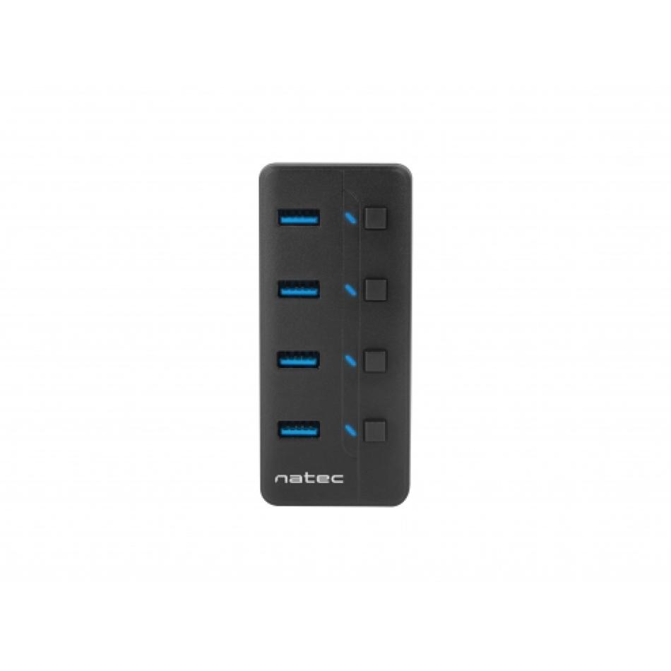 NATEC MANTIS USB 2.0 Type-B 5000 Mbit/s Negro