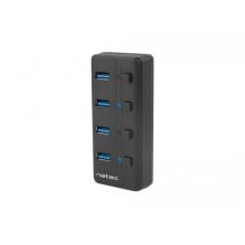 NATEC MANTIS USB 2.0 Type-B 5000 Mbit/s Negro