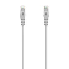 AISENS Cable de Red Latiguillo RJ45 LSZH Cat.6A 500 Mhz UTP AWG24, Gris, 30CM