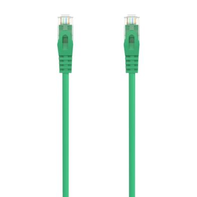 CABLE DE RED | AISENS | LATIGUILLO | RJ45 | CAT.6A | 500 MHZ | UTP | AWG24 | VERDE | 0.5M