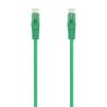 CABLE DE RED | AISENS | LATIGUILLO | RJ45 | CAT.6A | 500 MHZ | UTP | AWG24 | VERDE | 0.5M
