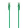 CABLE DE RED | AISENS | LATIGUILLO | RJ45 | CAT.6A | 500 MHZ | UTP | AWG24 | VERDE | 0.5M